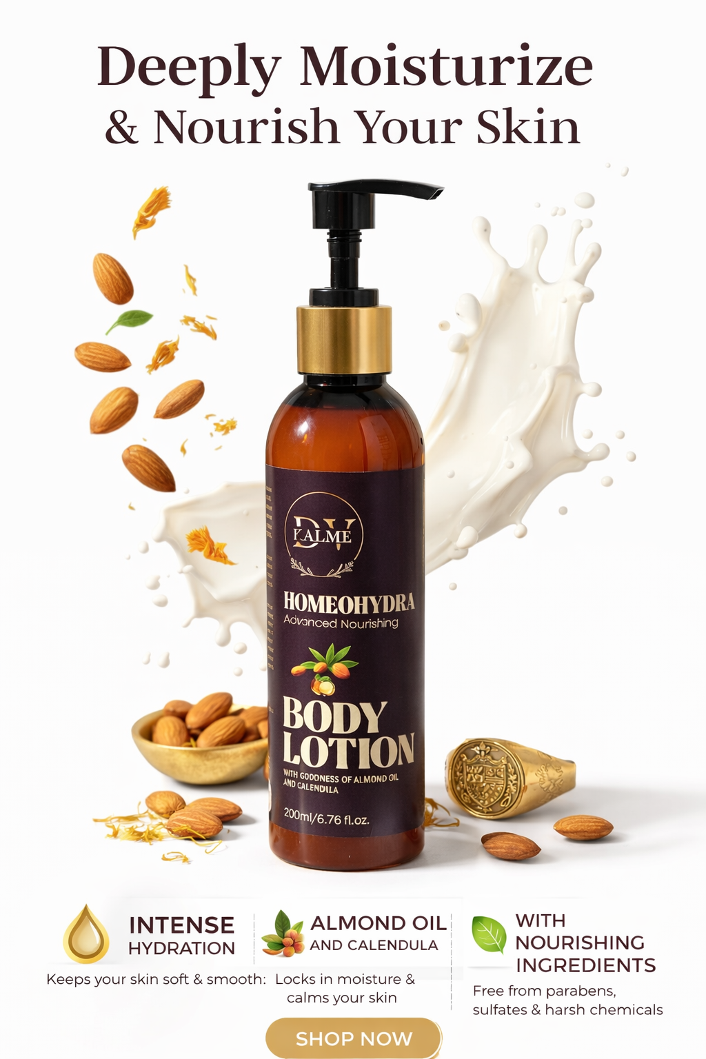Kalme Homeohydra Body Lotion